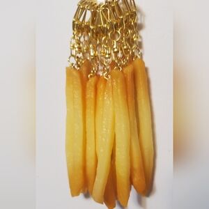 Realistic French Fry Keychain. Handmade